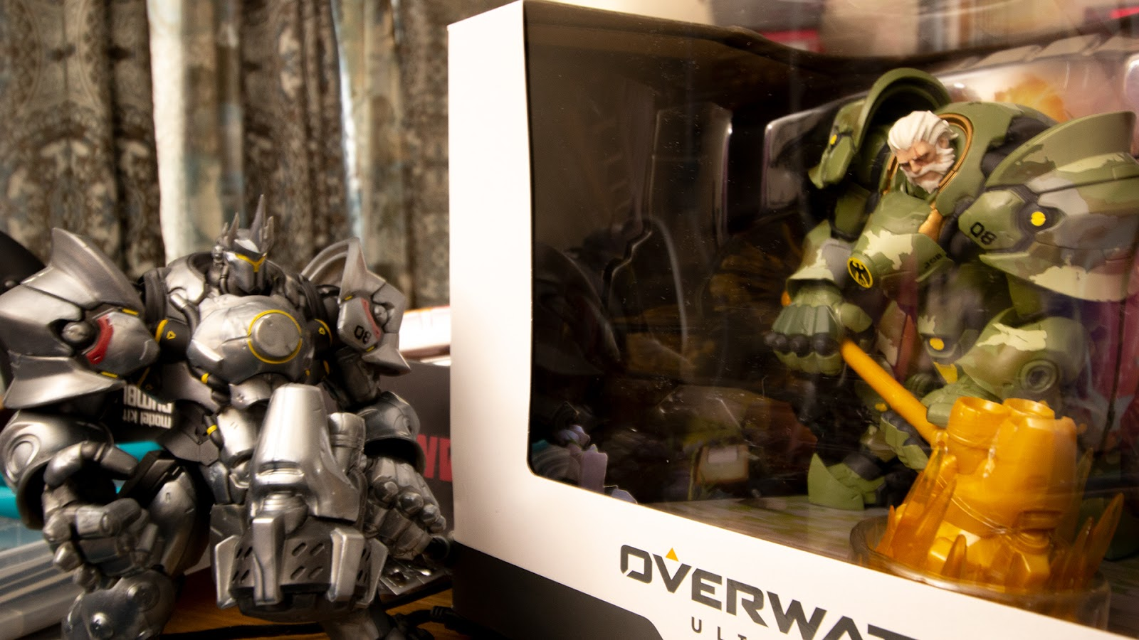 Illustration for article titled Hasbro's New Overwatch Figure Shows Off Reinhardt's Pretty Face